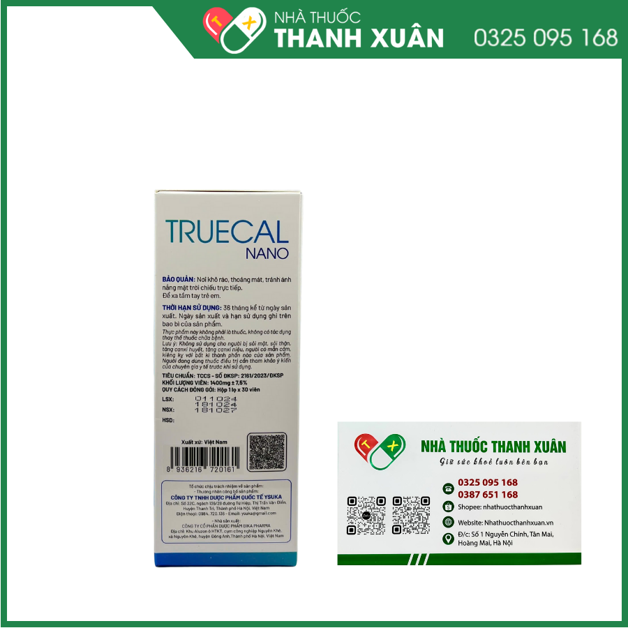 TRUECAL NANO - Bổ sung canxi, vitamin D3 cho cơ thể